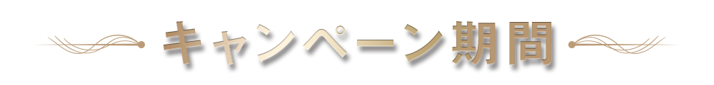 キャンペーン期間